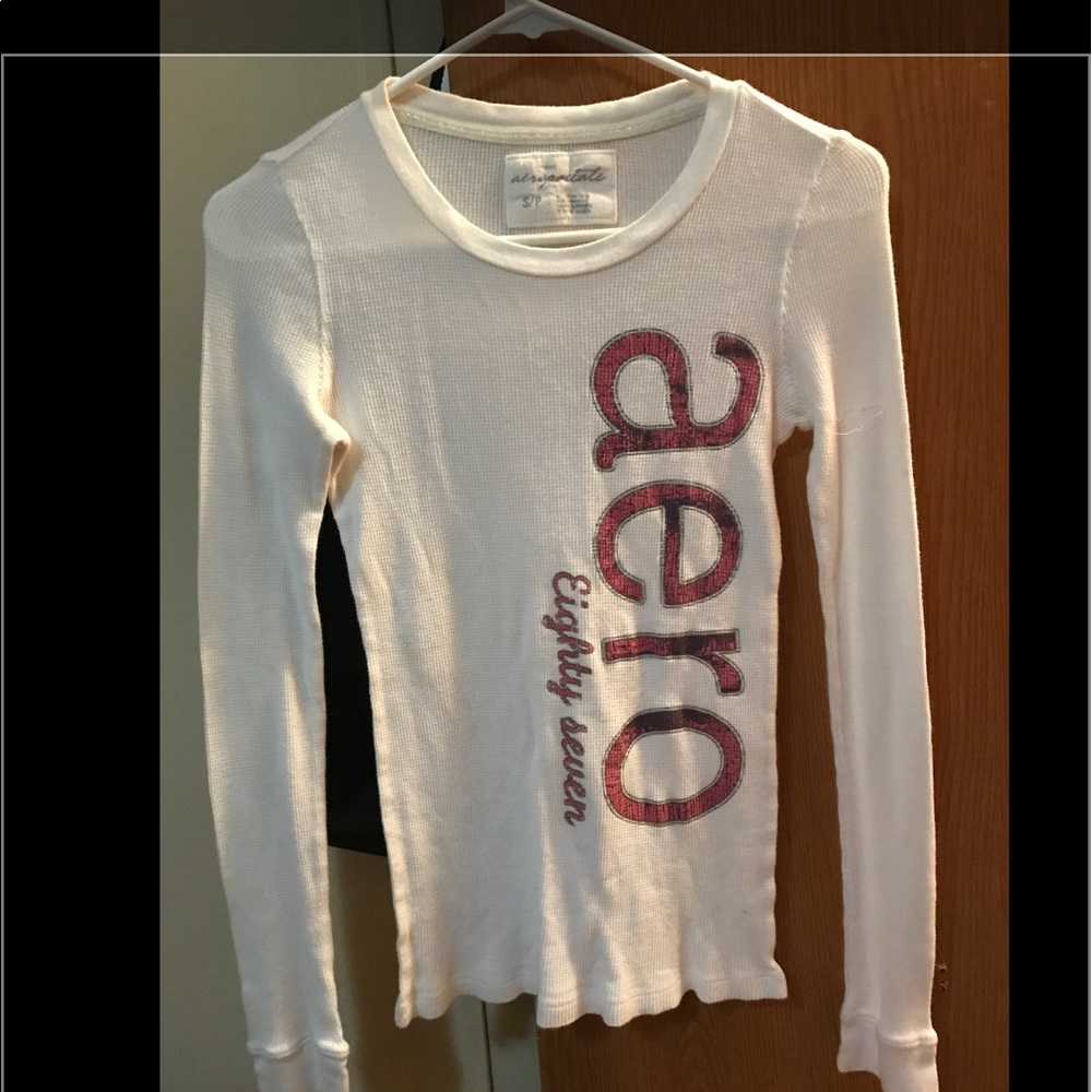 White long sleeve Aeropostale shirt